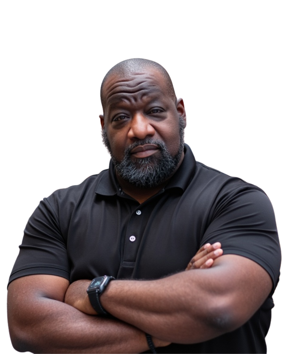 J. Richard Byrd with arms folded