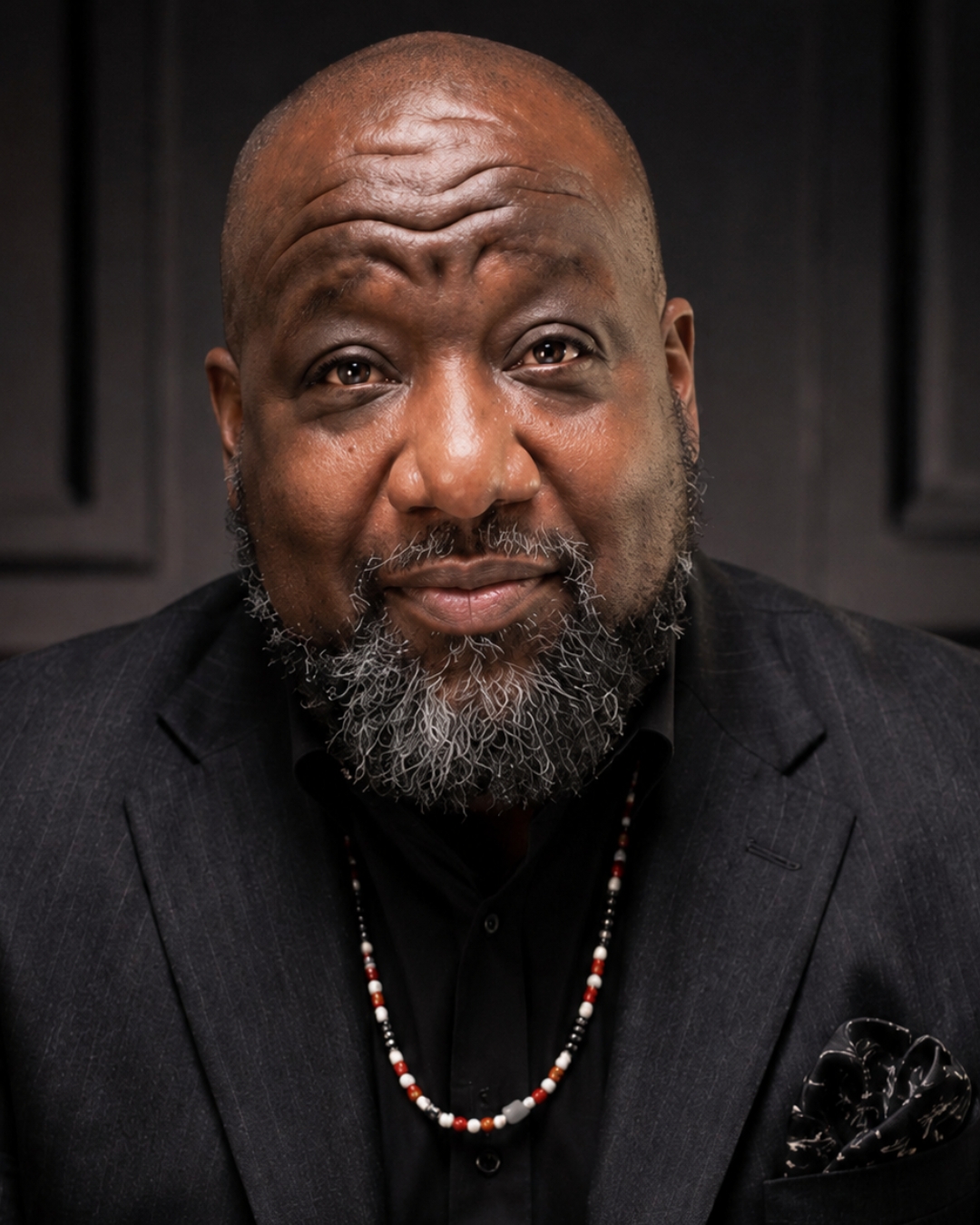 J. Richard Byrd in a dark suit